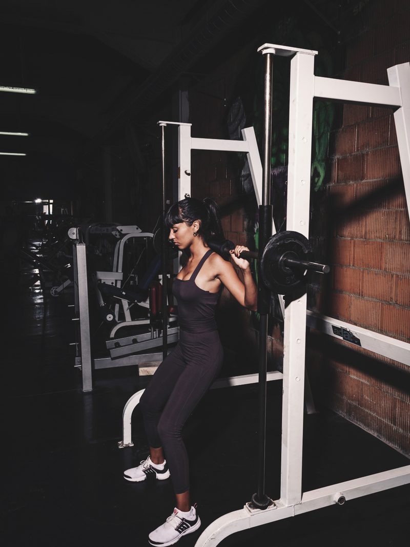 Athlete in low light
