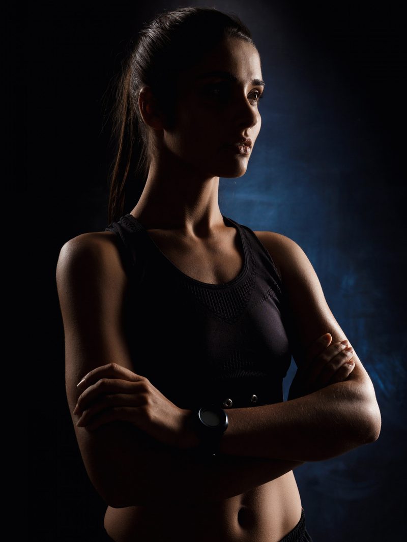 Training in a dark gym