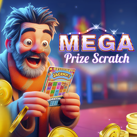 Scratch card game icon