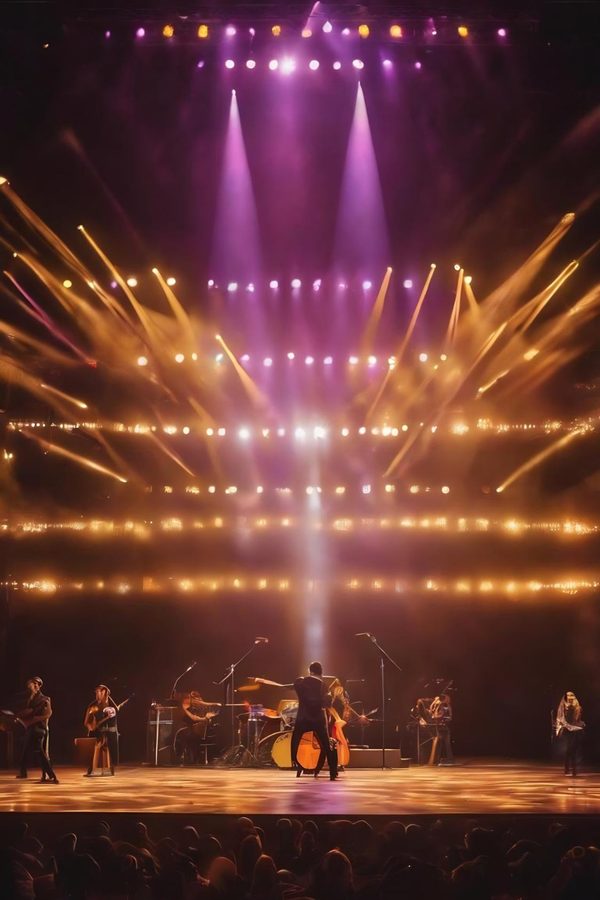 Concert stage lights
